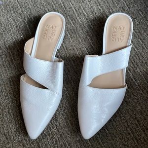Ladies White Slides